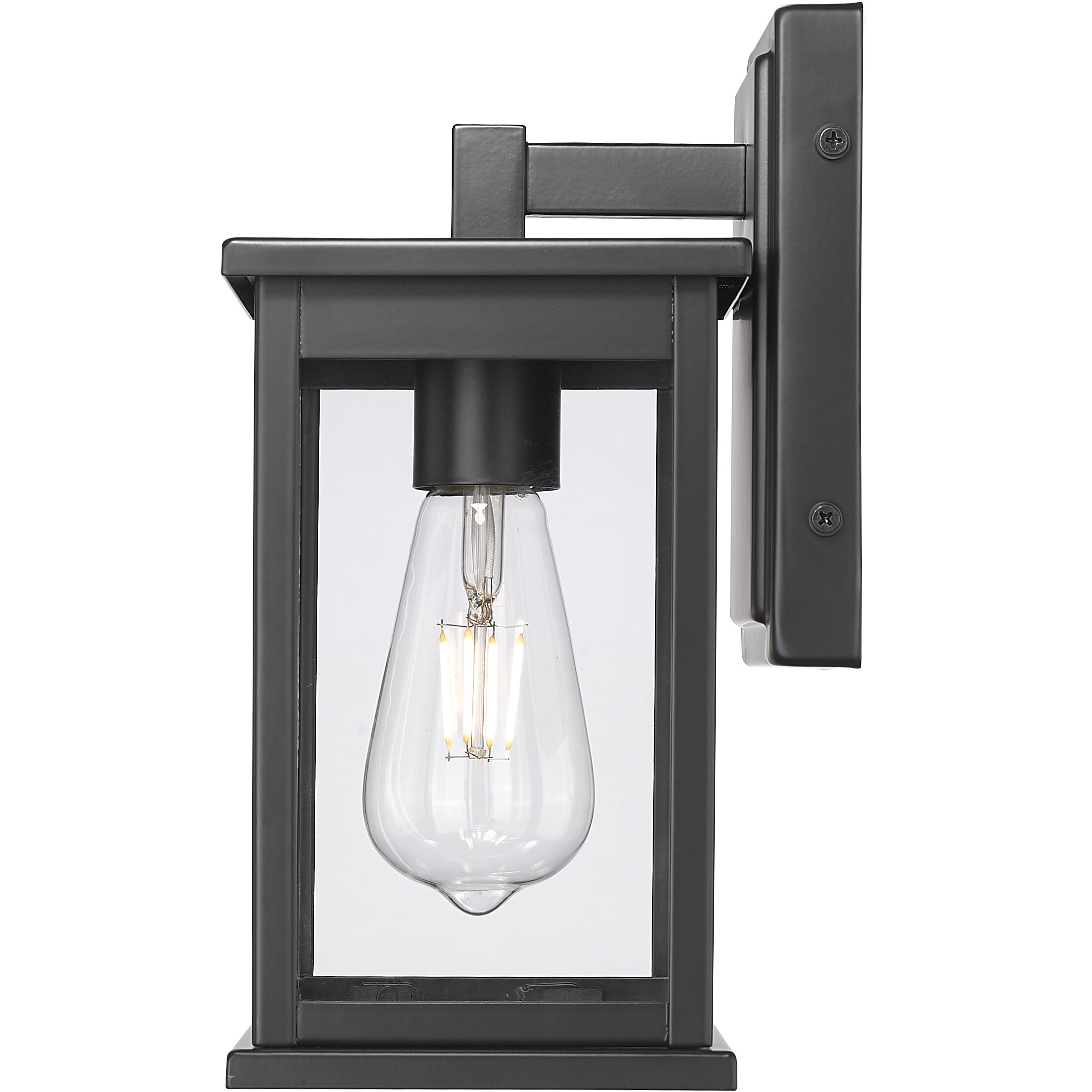 Bowton II 1 Light 13 inch Powder Coated Black Outdoor Wall Sconce